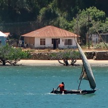 Little boat on Pangani river